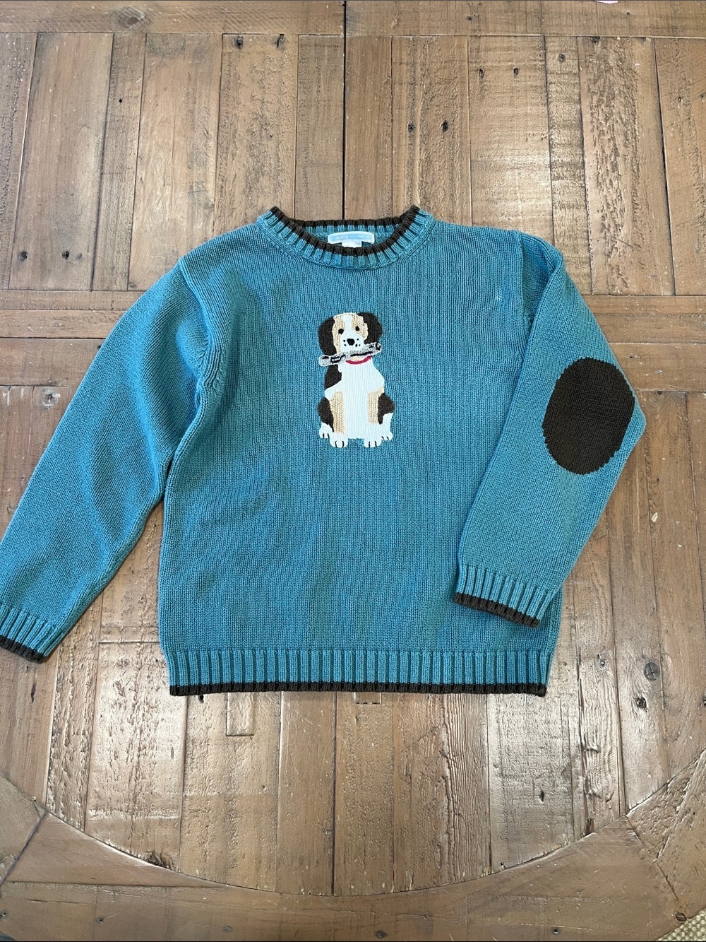 Janie and jack dog intarsia knit sweater kids 7 years 2008 release